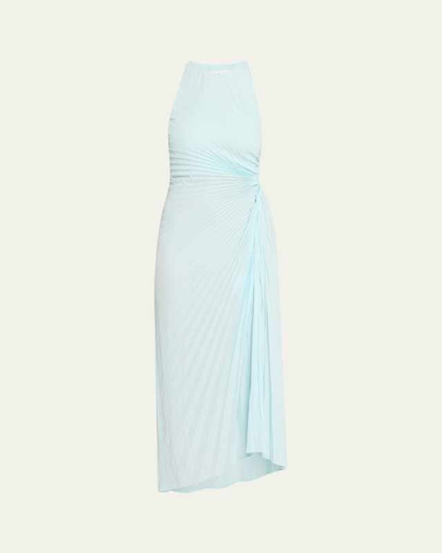 Reagan Pleated Midi Dress